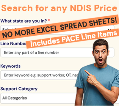Search for NDIS Prices - no more excel spreadsheets