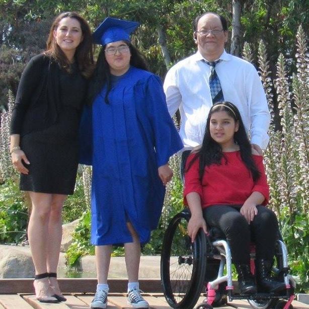 Dianna and her family on graduation day