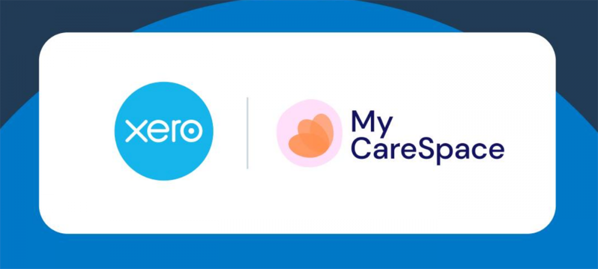 MyCareSpace and Xero logos