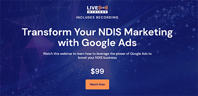 Transform Your NDIS Marketing with Google Ads