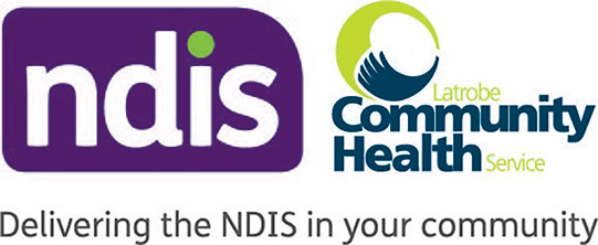 NDIS and LaTrobe Community Health Logos