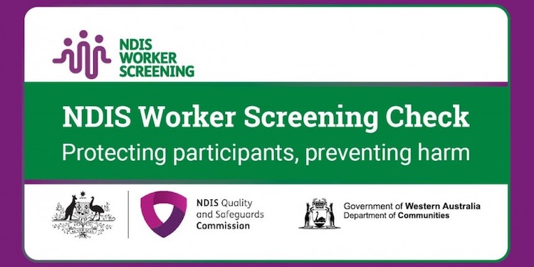 NDIS worker screening header