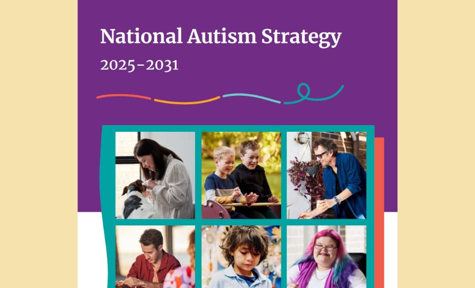 the front cover of the national autism strategy