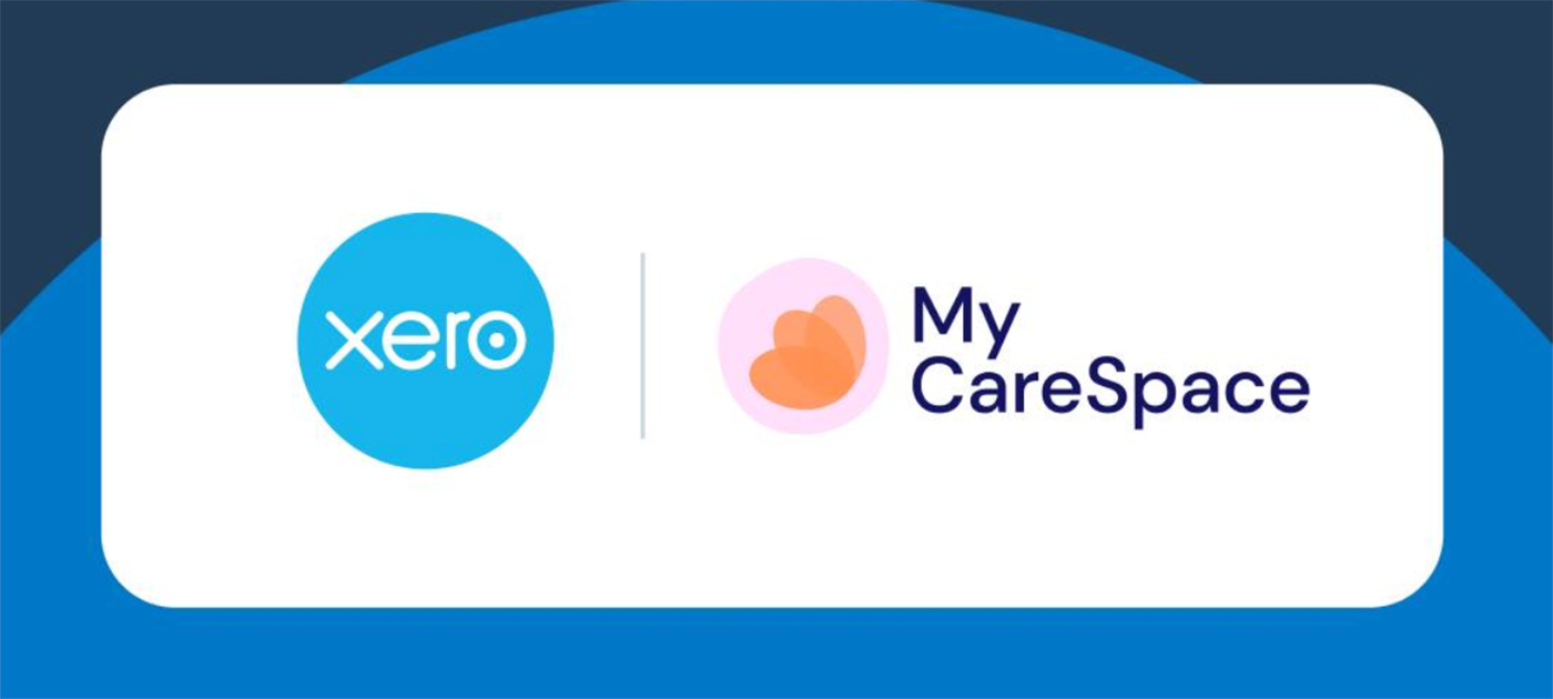 MyCareSpace partners with XERO to meet your invoicing, BAS and Tax needs