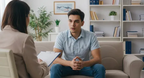 A behaviour support practioner delivering behaviour support to an ndis participant