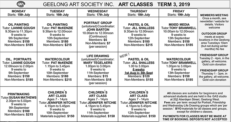 Timetable